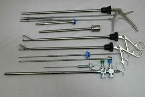 Ensemble de 29 instruments chirurgicaux laparoscopiques réutilisables en acier plastique pince dissecteur griffe cuillère ventilateur rétracteur par pentax - Product Image 6