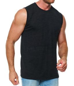 เสื้อกล้ามผู้ชายคุณภาพสูง ผ้าฝ้าย 100% แห้งเร็ว ระบายอากาศได้ดี เหมาะสำหรับออกกำลังกาย ฟิตเนส ลำลอง เพาะกาย ปรับแต่งได้ - Product Image 2