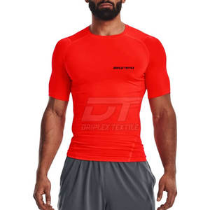 Nueva llegada de camisetas de fitness para hombre, camisetas de fitness para hombre de mejor diseño, camisetas de fitness de manga corta para hombre - Product Image 3