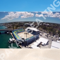Tribune Stade Sièges pour Beach Soccer et Piste Télescopique Rétractable Bleacher Acier Aluminium Matériaux Sports Divertissement