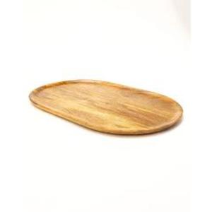 Top Selling Oval Shape Decorative Platter Acacia Wood Serving Tray for Coffee Tea Fruit Food Dessert Serving Use from India - Product Image 5