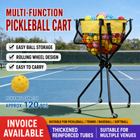 Máquina Lanzapelotas de Tenis Portátil JAS Sports con Estructura de Acero, Capacidad para 120 Pelotas, Mecanismo Plegable Multifuncional, Duradero y Ecológico