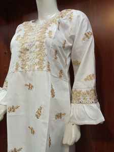 Vente en gros pas cher prix readymade respirant 100% soie costumes Faisalabad vêtements de fête costumes de haute qualité pas cher prix robe readymade - Product Image 5