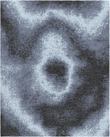 Tapis moderne abstrait noué à la main, rectangulaire, en laine de Nouvelle-Zélande/soie, à poils moyens, résistant aux taches, lavable, antidérapant, avec base en caoutchouc