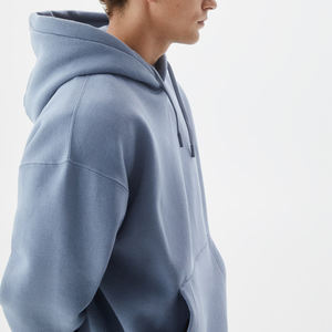 เสื้อฮู้ดแบบสวมหัวสำหรับผู้ชายเสื้อมีฮู้ดทรงหลวมพิมพ์โลโก้ได้อย่างหรูหราออกแบบได้ตามต้องการ - Product Image 5