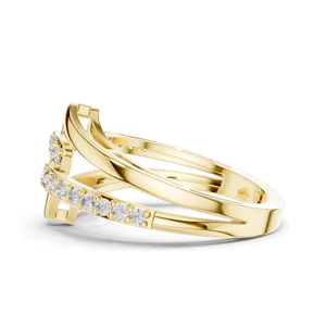 Anillo de Diamante de Laboratorio de 0.342 CT para Mujer, Claridad VVS-VS EF, Oro de 18KT, 14KT, 10KT y Plata 925, Oro Rosa, Amarillo y Blanco - Product Image 4