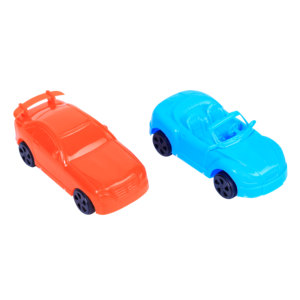 TOYBOLA Mini Coche de Juguete de Plástico para Niños de 2 a 7 Años, Vehículo Colorido de Juego con Fricción, Empaquetado en BOPP - Product Image 1