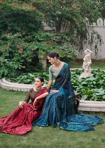 Saree en soie douce Barraso avec imprimé et chemisier de travail fantaisie par Fabzone - Product Image 5