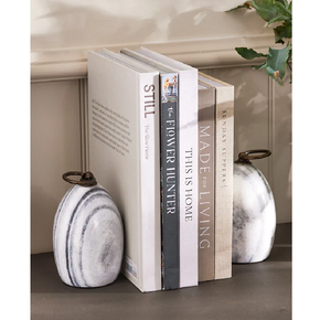 Serre-livres de table en marbre de luxe avec porte-stylo pour l'école et le bureau Fournisseur de serre-livres de table en marbre antique personnalisé - Product Image 3