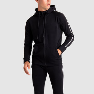 Sweats à capuche pour hommes en molleton de coton à fermeture éclair personnalisée Pakistan Meilleur produit Sweats à capuche pour hommes avec dernière conception de fabricant OEM - Product Image 3