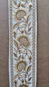 Cintas bordadas a máquina personalizadas, encajes en varios diseños y colores para vestidos de boda en 4 opciones de color - Product Image 3