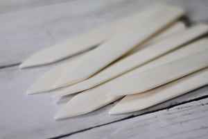 Carpeta de hueso doblado de alta calidad india, herramienta Artesanal de cuero, herramienta plegable de cuero Premium con carpetas de hueso - Product Image 4