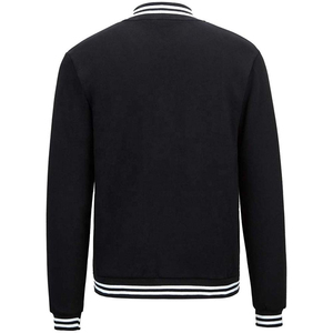 แจ็กเก็ตเบสบอลแขนยาวผ้าคอตตอนพิมพ์ลายออกแบบโลโก้ของคุณได้ตามที่ต้องการ - Product Image 2