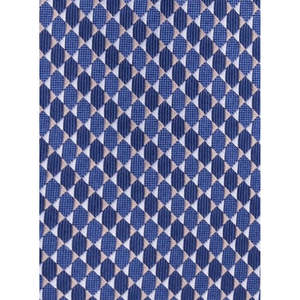 Cravatta Michael Kors da Uomo Taglia Unica Blu con Cerchi a Specchio e Stampa Jacquard, Motivi Floreali Classici a Pois, Cravatte Casual in Seta per Regali - Product Image 3