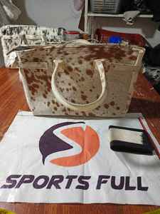 Nouveau sac à main en cuir de vachette véritable pour femmes, fourrure véritable, couleur unie, durable, multifonctionnel, personnalisable, accessoires de mode élégants - Product Image 6