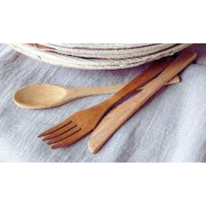 Ensembles de vaisselle en bambou écologiques personnalisés avec logo, cuillères de cuisine durables pour cadeaux, couleurs et formes personnalisées, vietnamiennes - Product Image 3