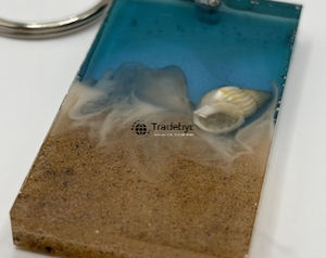 Llavero Moderno de Resina, Elegante, Hecho a Mano, Ligero, Impermeable, con Impresión Offset, Accesorio para Bolsos, Tradebyd - Product Image 3