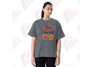 เสื้อยืดผ้ายีนส์ผ้าลูกฟูกสำหรับผู้หญิงเสื้อซักแบบเป็นกรดตัดเย็บด้วยลูกปัดสวมใส่สบายเป็นมิตรต่อสิ่งแวดล้อมทันสมัย100% ฤดูร้อน - Product Image 6