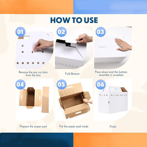 Cajas de embalaje de transporte de animales Portador de mascotas pequeño Gato Cartón Perro Envío Caja de transporte de mascotas al por mayor - Product Image 6