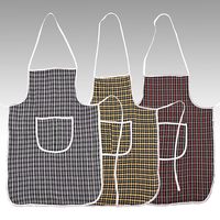 Celemek memasak pinggang katun lembut kantung penyimpanan ekstra ramah lingkungan ringan bagus untuk pesta profesional BBQ dapur rumah