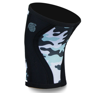 Mangas de rodilla de neopreno GAF de 7mm soporte táctico y compresión para hombres y mujeres para levantamiento de pesas Powerlifting Crossfit - Product Image 5