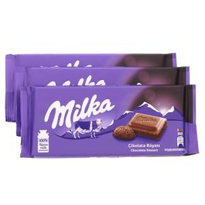 Expédition gratuite abordable pour les barres de chocolat Milka 100g au vrai lait alpin, vente en gros et au détail, type chocolat sucré - Product Image 2