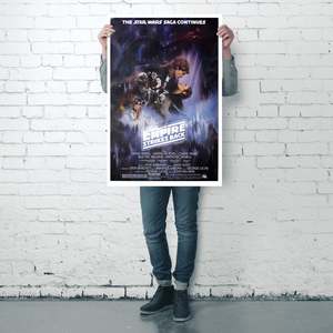 Affiche Star Wars Empire Strikes Back, techniques d'impression offset et numérique, vinyle, toile, polyester, drapeaux, bannières, matériel - Product Image 3