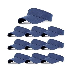 Pare-soleil d'été réglable pour les femmes Fashion Summer New Design Wide Brim Blank Outdoor Riding Beach UV Sun Visor - Product Image 1