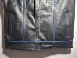 Chaleco de cuero para motocicleta con botones de invierno 2025 para hombre, estilo callejero, ecológico, informal, a la moda, nuevo precio al por mayor, alto - Product Image 4