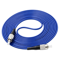 Câble de brassage blindé multimode duplex SC FC LC ST MM SM OM1 OM2 1, 2 ou 4 fibres optiques