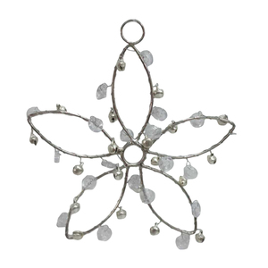 Juego decorativo para el hogar de alta calidad de 2 corazones colgantes de hierro/Cuentas niqueladas para colgar en la pared para decoración navideña de vacaciones - Product Image 6