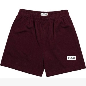 2025 haute qualité Polyester maille Shorts personnalisé athlétique Gym Shorts hommes en gros blanc basket-ball Shorts course courte pour hommes - Product Image 4