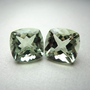 100% พลอยพลอยอะเมทิสต์สีเขียวธรรมชาติเจียระไนเกรดคุณภาพสูงได้รับการรับรองว่าเป็นพลอยก้อนใหญ่ - Product Image 1