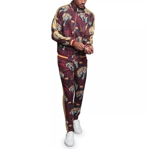 Men's High Quality Custom Design Sublimation Tracksuit New Arrival Stylish Sports Wear 100% Cotton for Winter Sports - Product Image 5