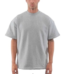 เสื้อยืดคอกลมผ้าฝ้ายคุณภาพสูง 220gsm ระบายอากาศได้ดี ทรงโอเวอร์ไซส์ สำหรับผู้ชาย สไตล์สตรีทแฟชั่น - Product Image 2