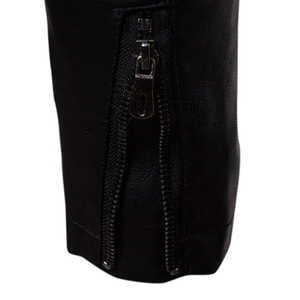 Chaqueta de cuero para hombre con logotipo personalizado de mejor diseño, ropa de invierno de alta calidad para Exteriores con revestimiento de logotipo frontal - Product Image 6
