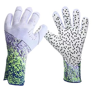 Gants de gardien de but avec logo personnalisé Gants de gardien de but de football avec protection des doigts en latex pour adultes et enfants - Product Image 5