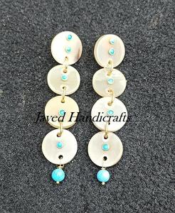 Pendientes de cuerno hechos a mano de estilo Animal elegante de moda superior para mujer directo de la India pulido mayorista artesanías naturales - Product Image 6