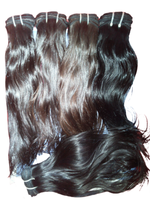 Extensions de cheveux brésiliens Remy vierges de qualité supérieure, double trame, lisses, 22 pouces, haute qualité, naturels, sans traitement chimique