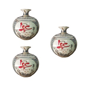 Vase de table en porcelaine beige toutes saisons, de haute qualité, contemporain, moderne, nouveau décor artistique, vases d'âge pour la décoration - Product Image 6