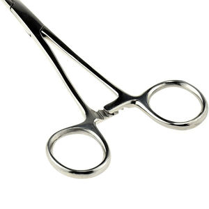 Fórceps de esponja Foerster quirúrgicos reutilizables Manual recto y curvo de acero inoxidable de alta calidad clase II precio barato - Product Image 2