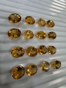 พลอยอเมทิสต์ทรงเหลี่ยมเพชรพลอยธรรมชาติขนาด6x8มม. อัญมณีหลวม - Product Image 5