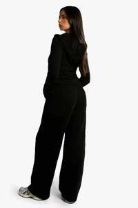 Pantalones Anchos de Lona para Mujer, Corte Holgado, 100% Algodón, Servicio OEM, Producción al por Mayor, Pedidos de Gran Cantidad - Product Image 3