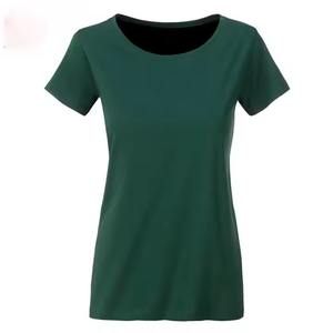 2025 camiseta de gimnasio de gran tamaño para mujer de alta calidad 100% algodón cuello redondo hombro caído Casual al por mayor para Look - Product Image 6