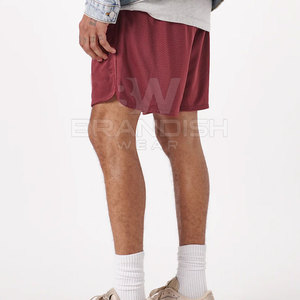 กางเกงขาสั้นตาข่ายสีทึบกางเกงขาสั้นตาข่ายระบายอากาศได้ดี - Product Image 6