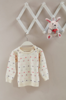 Suéter de Bebé Tejido OEM con Cierre de Botones - Ropa de Bebé Tejida Personalizada 100% Algodón Orgánico Ecológico y Amigable con la Piel para Todas las Estaciones