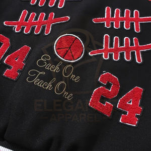 แจ็คเก็ตเบสบอลวิทยาลัยตกแต่งด้วยตัวอักษรสำหรับผู้ใหญ่2025ฤดูใบไม้ร่วงฤดูหนาว - Product Image 5