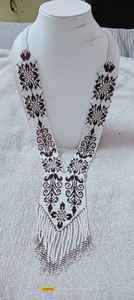 Collar de cuentas de semilla de vidrio hecho a medida, con patrones florales, adecuado para tiendas de joyería de moda y diseñadores de accesorios - Product Image 2