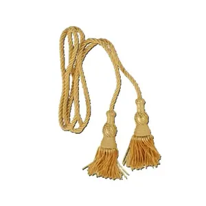 OEM Bugle Cord Tassel Wholesale Rayon Cord and Tassel for Display on Flagpoles Customized Bagpipe Bag Covers