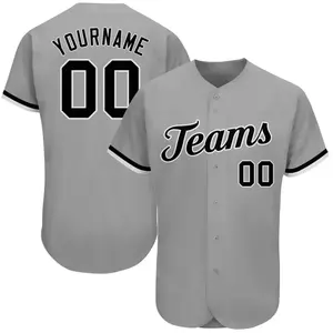 Personalizado Hombres Mujeres Jóvenes Mejor botón Up Uniforme de béisbol Camiseta Jersey de béisbol - Product Image 1